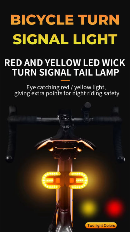LEDSAFE- Bike Turn Signal Rear Light- Rechargeable & Wireless