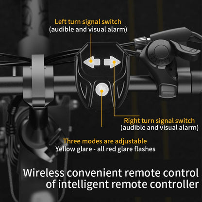 LEDSAFE- Bike Turn Signal Rear Light- Rechargeable & Wireless