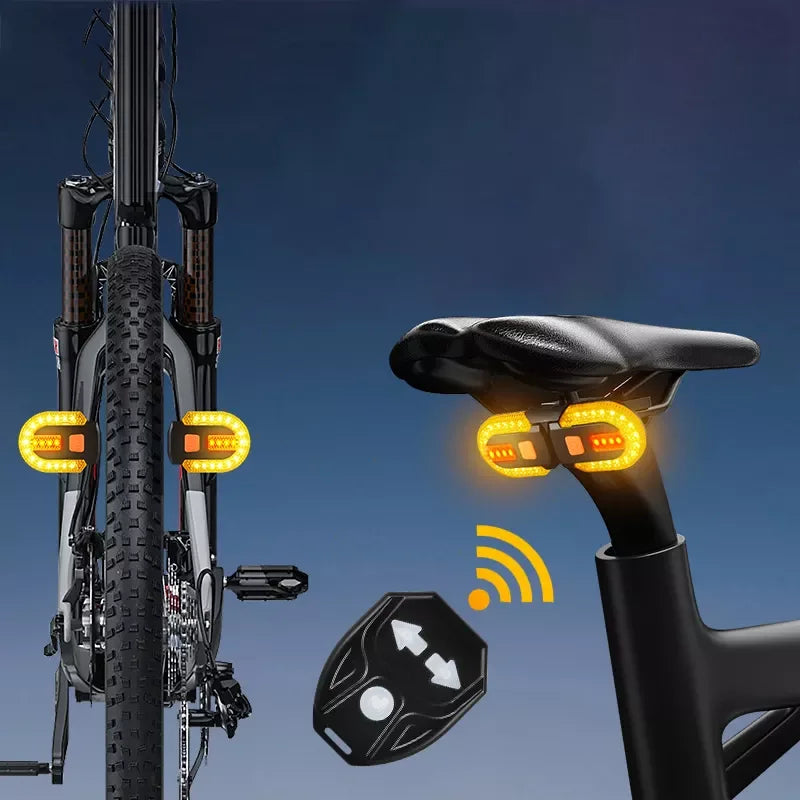 LEDSAFE- Bike Turn Signal Rear Light- Rechargeable & Wireless