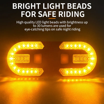 LEDSAFE- Bike Turn Signal Rear Light- Rechargeable & Wireless